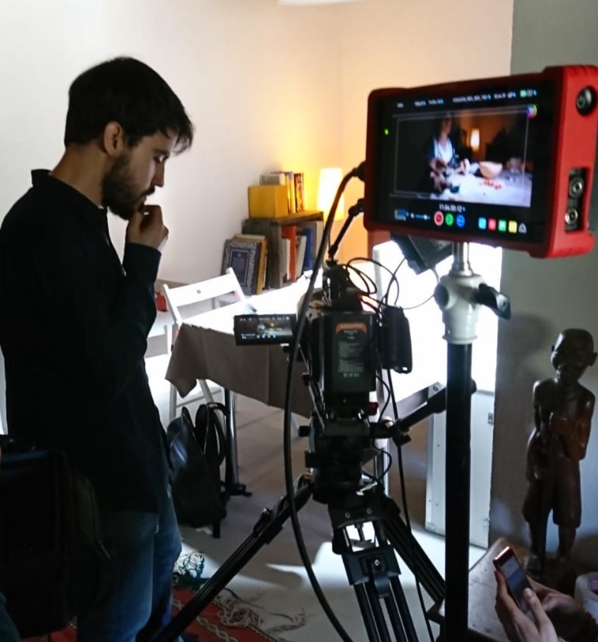 Jesús Rubio García dirigiendo un rodaje